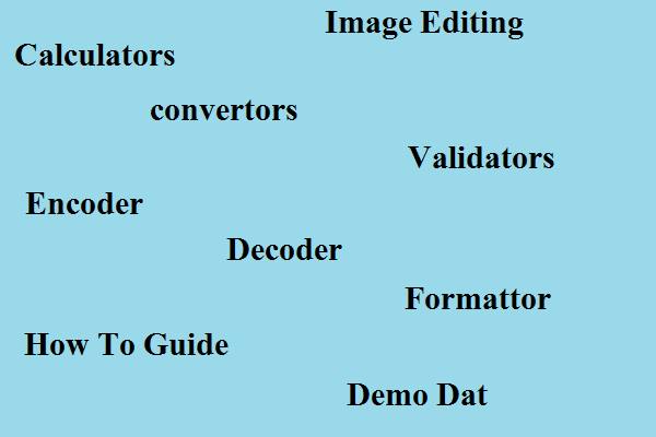 GJ Online Tools - Free Calculators, Converters, Dummy Data